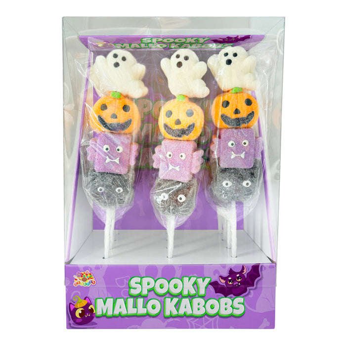 Albert's Candies Spooky Halloween Marshmallow Kabobs - 24 Count