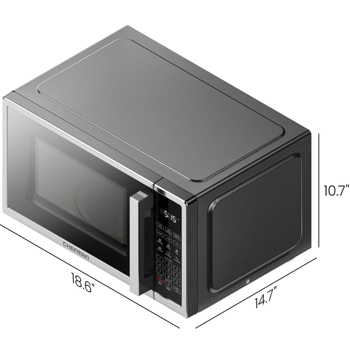 Countertop 1.1 Cu. Ft. Digital Stainless Microwave Oven