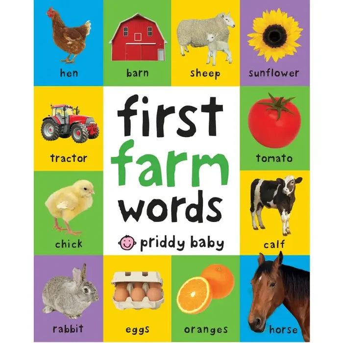 First Farm Words Padded Board Book