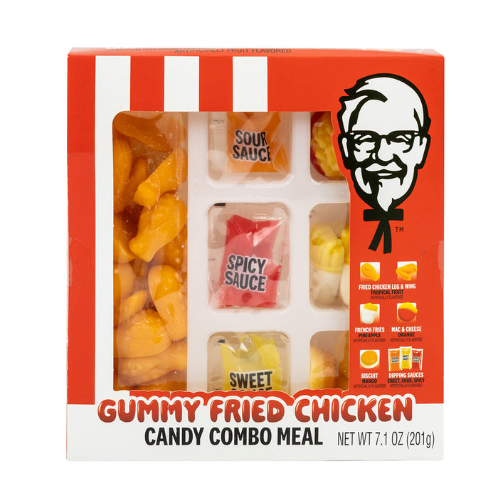 Frankford KFC Gummy Fried Chicken Combo Meal Candy - 12 Count