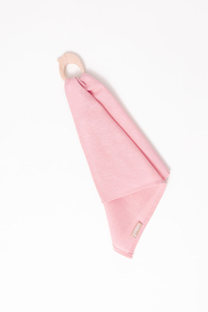 Galah - Linen + Maple Ring Teether