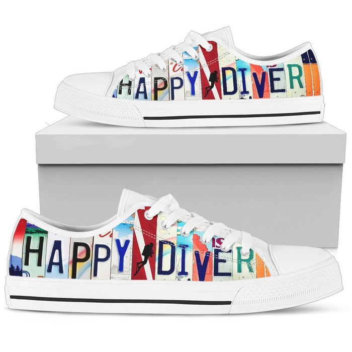 Happy Diver Low Top Shoes-KaboodleWorld