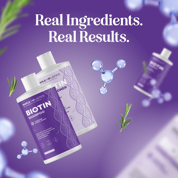 Lavender Floral Biotin Set