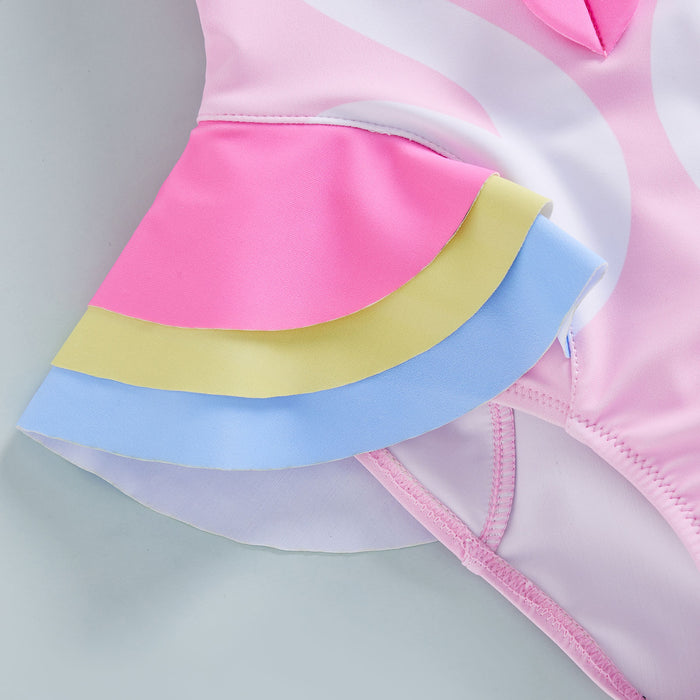 SWAN Ruffle Swimsuit