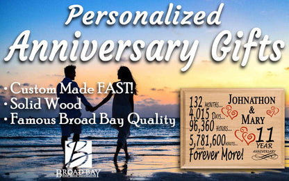 11 Year Anniversary Gift