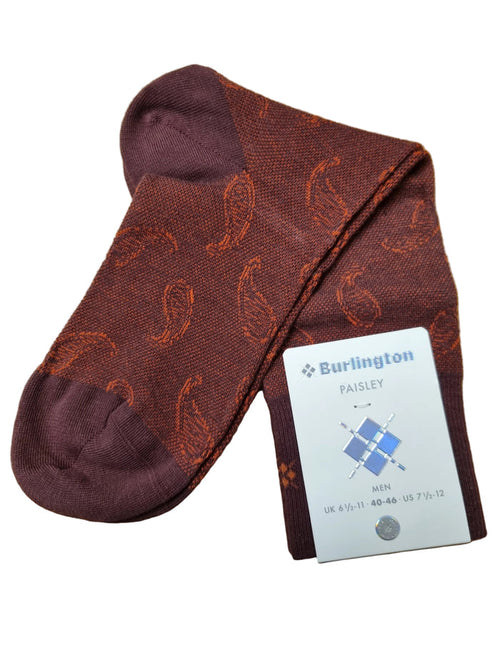 21207 PAISLEY BURLINGTON SOCKS