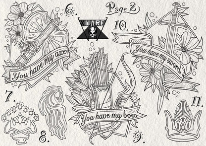 Lord of the Rings inspired designs by Emily
