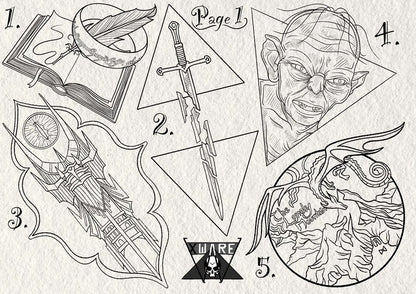Lord of the Rings inspired designs by Emily