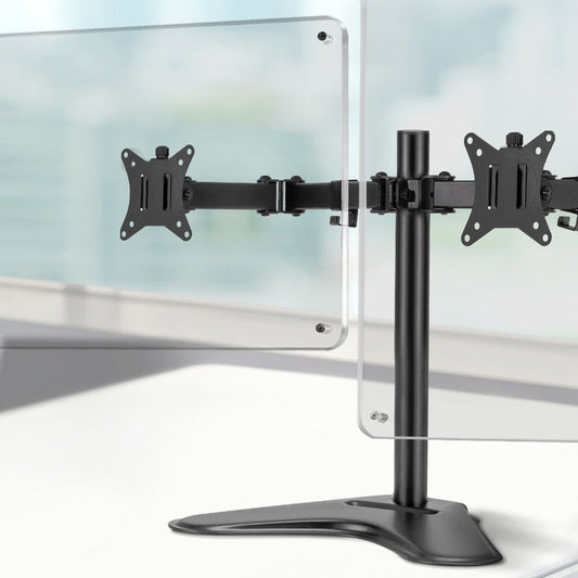 Artiss Monitor Arm Stand Dual Black -Home Living Store - -