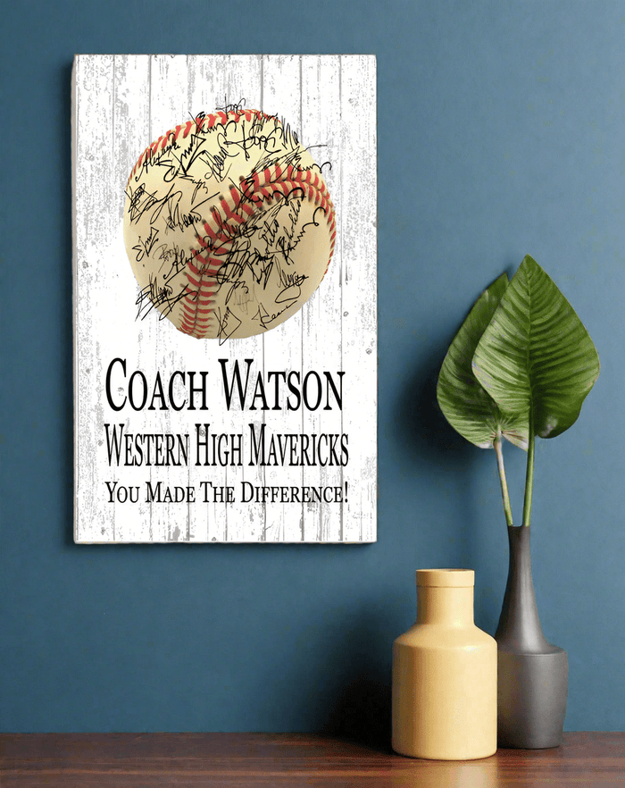 Baseball Plaque