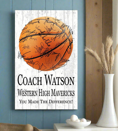 Basketball Coach Team Gift