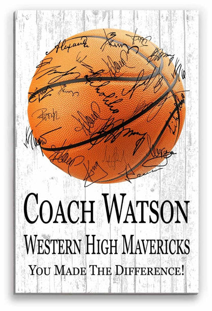 Basketball Coach Team Gift
