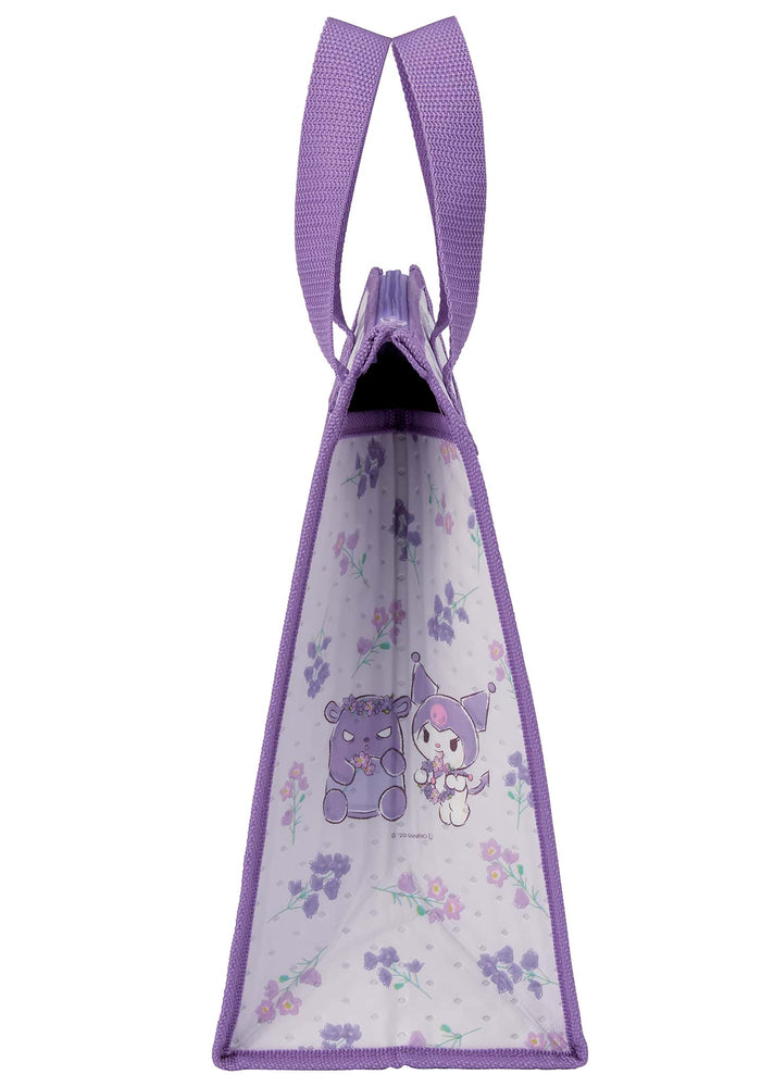 Clever Idiots Inc. Hello Kitty - Kuromi Floral Wreath Insulated Lunch Bag - Kryptonite Character Store