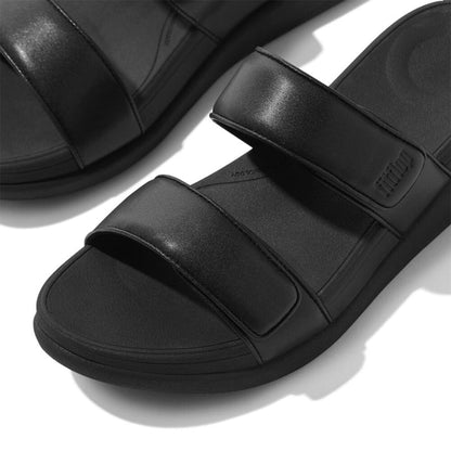 F-MODE GO two-bar slides with padded straps and Microwobbleboard™ cushioned footbed.
