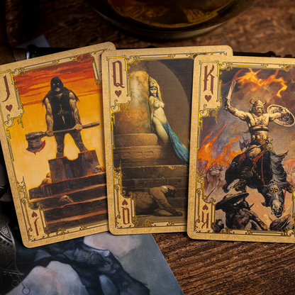 Frazetta Art Museum Playing Cards Painting Edition