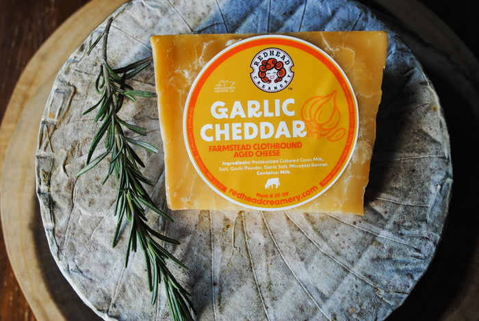 Garlic Clothbound Cheddar