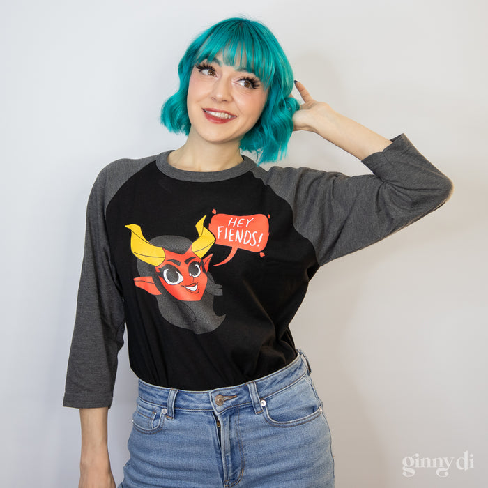 Hey Fiends Baseball Tee