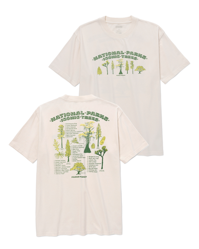 Shop Iconic Trees Checklist Tee Inspired by National Parks