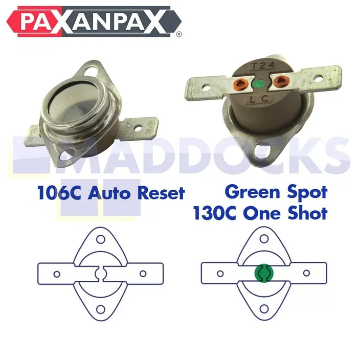 Indesit  Hotpoint Tumble Dryer Thermostat Kit Hotpoint Creda Ariston Green Spot C00095566