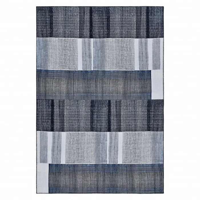 Kasmir Halı Art Décoratif Trend Bleu Profond 120X180