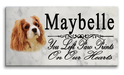 King Charles Spaniel Memorial Stone