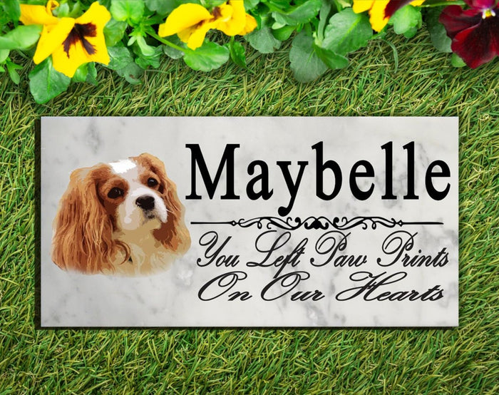King Charles Spaniel dog memorial