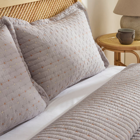 Margot, Set de Couvre-lit, Gris