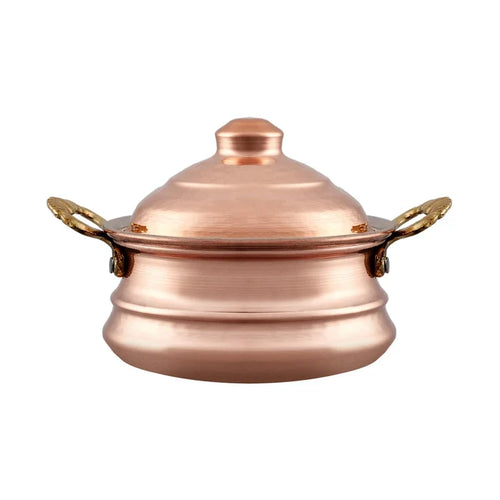 Mini faitout Karaca Alacahoyuk en cuivre, 8 cm