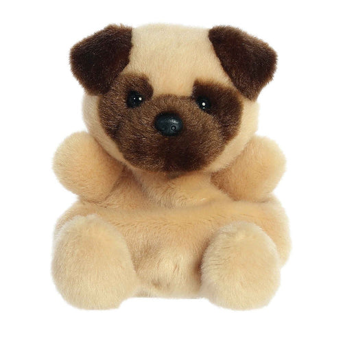 Palm Pals 5 Inch Frankie the Pug Plush Toy - Owl & Goose Gifts
