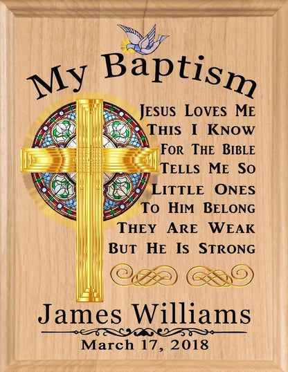 Baptism Gift Personalized for Boy or Girl