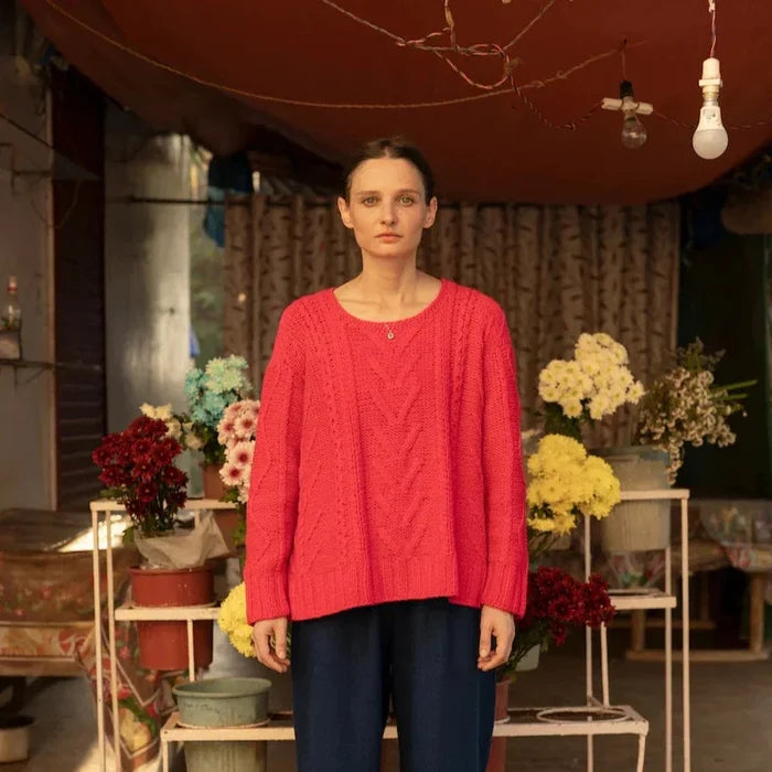 Runaway Bicycle CALEB Sweater - Pink