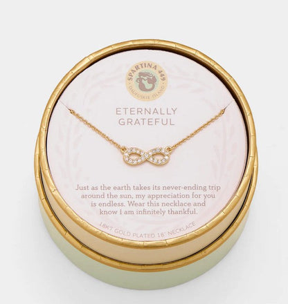 Sea La Vie Necklace Eternally Grateful/Infinity