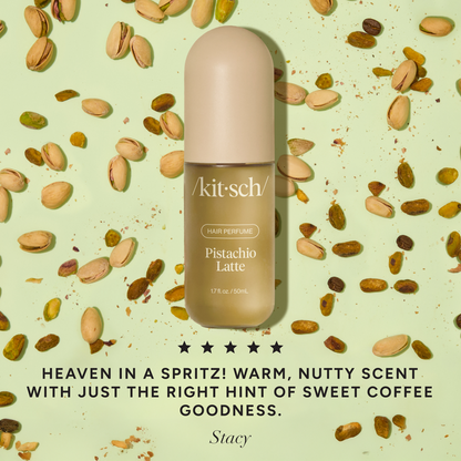 Kitsch Pistachio Latte Hair Perfume bottle with 5-star customer review