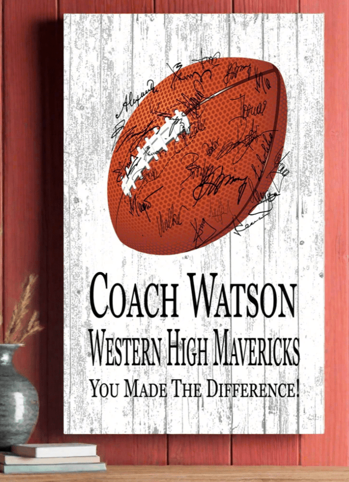 Football Coach Team Gift