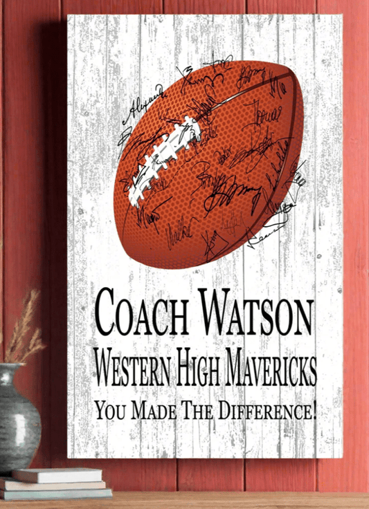 Football Coach Team Gift