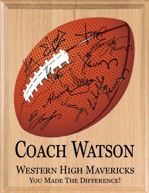 Custom Football Coach Gift