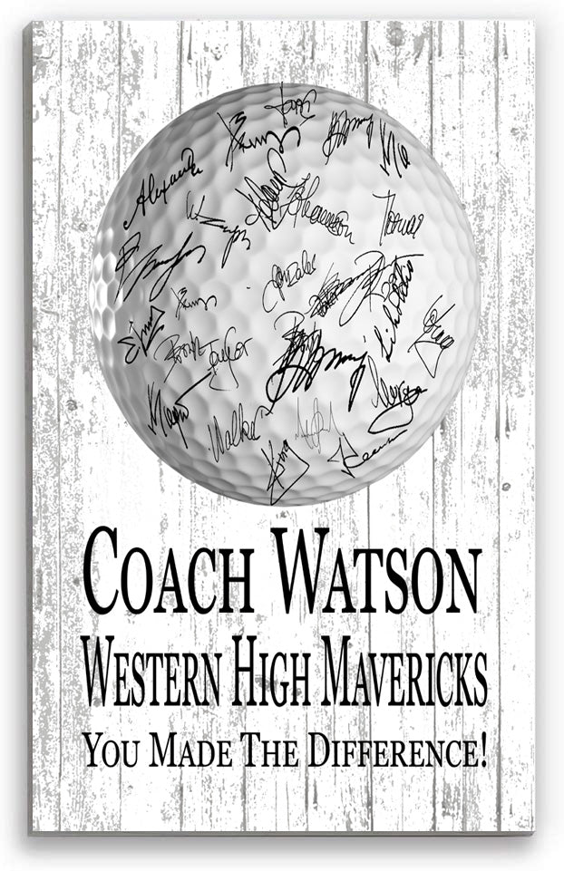 golf coach gifts