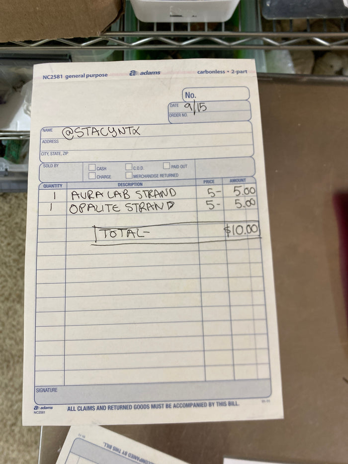 @stacyntx clear out the backstock live sale invoice