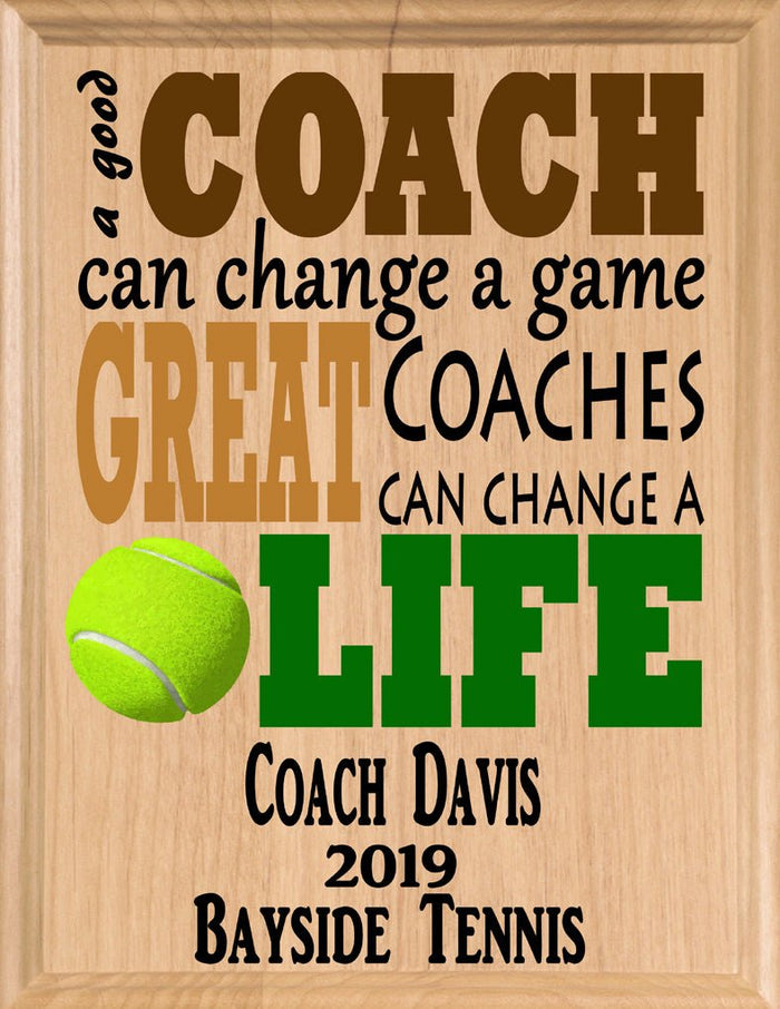 Tennis Coach's Gift