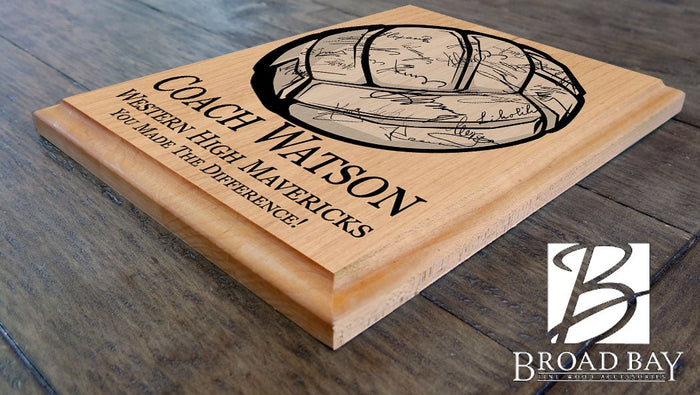 Volleyball Coach Gift Plaque