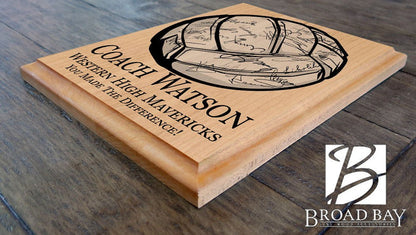 Volleyball Coach Gift Plaque
