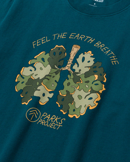 Shop Women's Olyimpic Lichen Relaxed Tee Inspired by Olympic NP | lichen-blue
